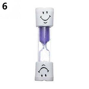 Children Kids Tooth Brushing Timer 2 Minutes Smiling Face for timing cooking, games, exercising Sand Timer Clock Sandglass  deco