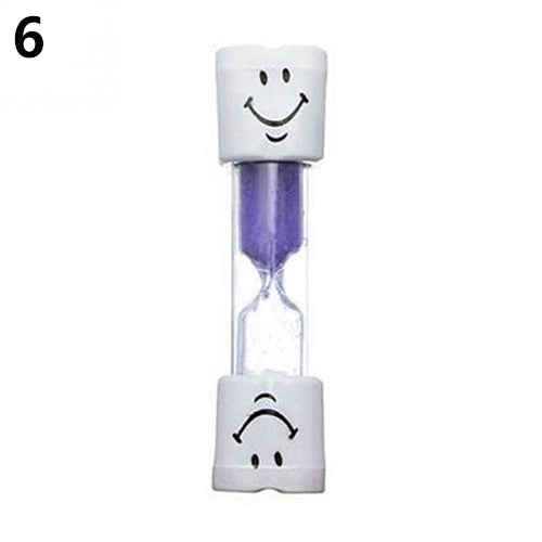 Children Kids Tooth Brushing Timer 2 Minutes Smiling Face for timing cooking, games, exercising Sand Timer Clock Sandglass  deco