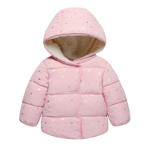 Baby Girls Jacket Autumn Winter Jacket For Girls Coat Kids Warm Hooded Outerwear Children Clothes Infant Girls Coat