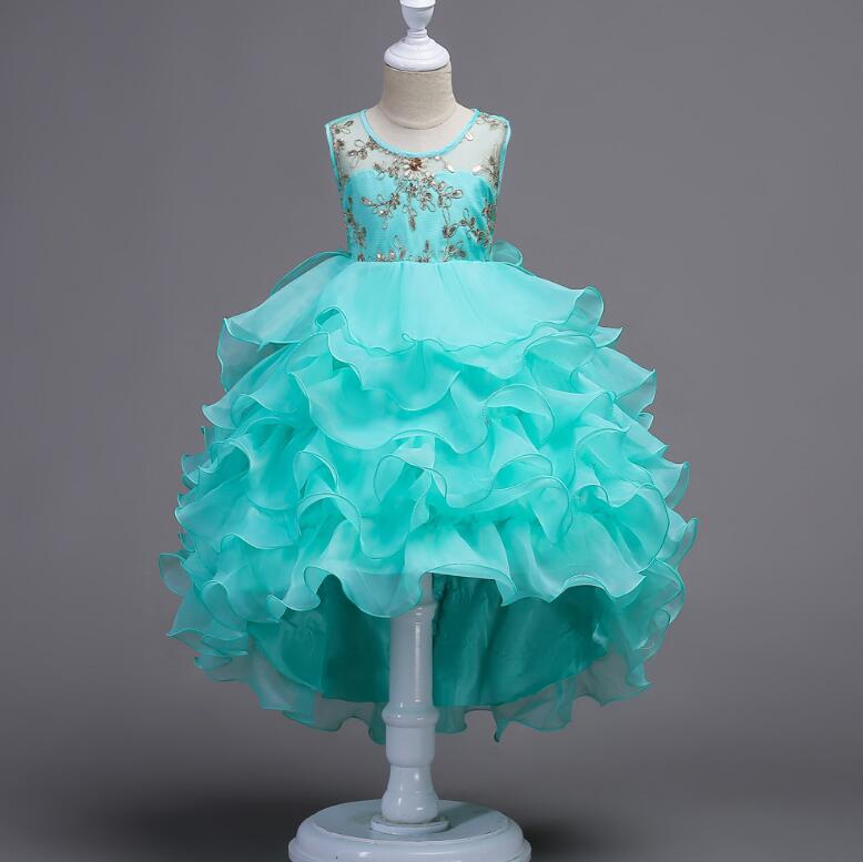 Teenagers Girls Dress Wedding Party Princess Christmas Dresse for Girl Party Costume Kids Cotton Party Girls Clothing