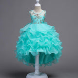 Teenagers Girls Dress Wedding Party Princess Christmas Dresse for Girl Party Costume Kids Cotton Party Girls Clothing