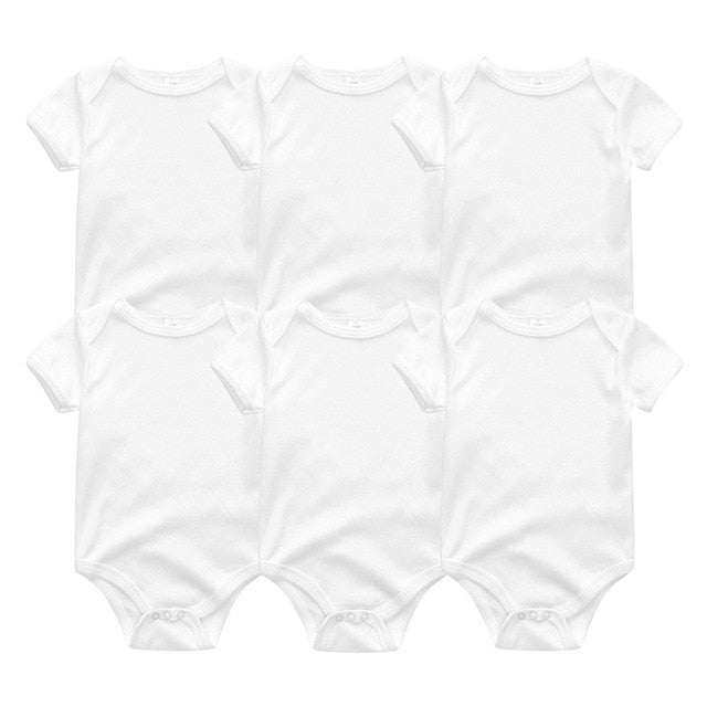 2021 Newest 6PCS/lot Baby Girl Clothe Roupa de bebes Baby Boy Clothes Unicorn Baby Clothing Sets Rompers Newborn Cotton 0-12M