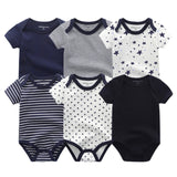2021 Newest 6PCS/lot Baby Girl Clothe Roupa de bebes Baby Boy Clothes Unicorn Baby Clothing Sets Rompers Newborn Cotton 0-12M