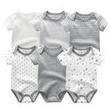 2021 Newest 6PCS/lot Baby Girl Clothe Roupa de bebes Baby Boy Clothes Unicorn Baby Clothing Sets Rompers Newborn Cotton 0-12M