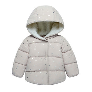 Baby Girls Jacket Autumn Winter Jacket For Girls Coat Kids Warm Hooded Outerwear Children Clothes Infant Girls Coat