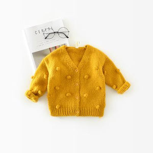 Baby Girl Sweater Child 17 Winter Ball In Hand Down Sweater Cardigan Jacket Cardigan For Girl Girls Cardigan