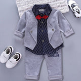 Children Clothing Sets Autumn Sport Suit Baby Boys Clothes Slong Sleeve Set Costume For Kids Jacket+Tshirt+Jeans 3Pcs