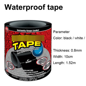 Flex TAPE Waterproof Tape Stop Leak Seal Repair Tape Performance Self Tape Fiberfix Adhesive Tape PE tube PVC etc