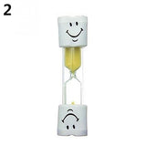 Children Kids Tooth Brushing Timer 2 Minutes Smiling Face for timing cooking, games, exercising Sand Timer Clock Sandglass  deco