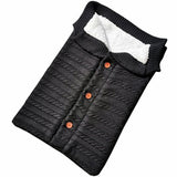 Baby Sleeping Bag Envelope Winter Kids Sleepsack Footmuff For Stroller Knitted Sleep Sack Newborn Swaddle Knit Wool Slaapzak