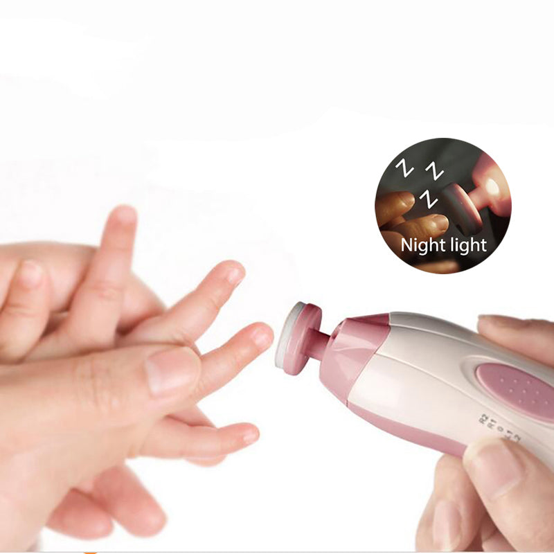 Electric Baby Nail Trimmer Baby Scissors Babies Nail Care Safe Nail Clipper Cutter For Kids Infant Newbron Nail Trimmer Manicure