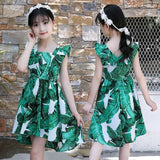 Girls Dress Bohemia Style Dresses Girls Sleeveless Floral Dress For Adolescents 8 10 12 Big Kids Girls Clothes