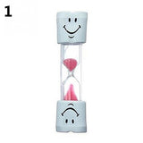 Children Kids Tooth Brushing Timer 2 Minutes Smiling Face for timing cooking, games, exercising Sand Timer Clock Sandglass  deco