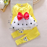 Baby Clothes Set Girls Spring Autumn Casual Suit  Fashion Cute Toddler Girl Birthday outfits Kids Baby 1-4Y Clothing Sets
