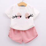 Clothes For Girls Summer Toddler Girls Clothes 2Pcs Outfits Kids Clothing For Girls Tracksuit Suit For Girls Children Clothing