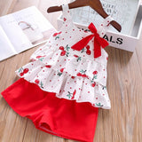 Clothes For Girls Summer Toddler Girls Clothes 2Pcs Outfits Kids Clothing For Girls Tracksuit Suit For Girls Children Clothing