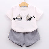Clothes For Girls Summer Toddler Girls Clothes 2Pcs Outfits Kids Clothing For Girls Tracksuit Suit For Girls Children Clothing