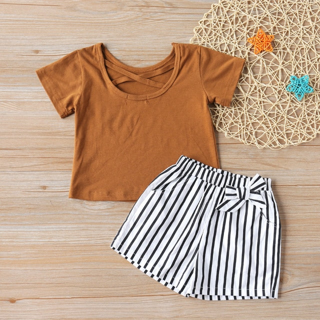 Clothes For Girls Summer Toddler Girls Clothes 2Pcs Outfits Kids Clothing For Girls Tracksuit Suit For Girls Children Clothing