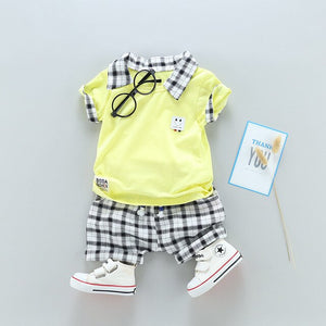 Two Children's Clothing Boy Cotton Suit Gentleman Undertakes Small Children's Clothing