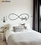 DIY Family Words Letter Sitting Room Mural Art Wall Stickers Vinyl Wallpaper Bedroom Study Sitting Room adornment Decorativos