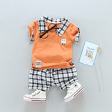 Two Children's Clothing Boy Cotton Suit Gentleman Undertakes Small Children's Clothing