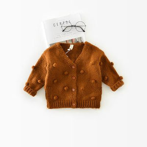 Baby Girl Sweater Child 17 Winter Ball In Hand Down Sweater Cardigan Jacket Cardigan For Girl Girls Cardigan