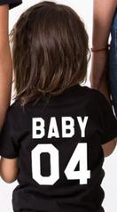 Family Matching Clothes 2017 Hot Sale Family Look Cotton T-shirt DADDY MOMMY KID BABY Funny Letter Print Number Tops Tees Summer