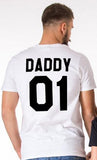 Family Matching Clothes 2017 Hot Sale Family Look Cotton T-shirt DADDY MOMMY KID BABY Funny Letter Print Number Tops Tees Summer