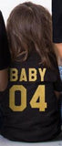 Family Matching Clothes 2017 Hot Sale Family Look Cotton T-shirt DADDY MOMMY KID BABY Funny Letter Print Number Tops Tees Summer