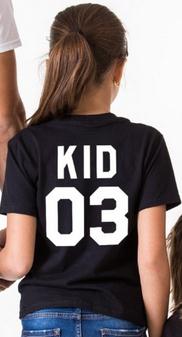 Family Matching Clothes 2017 Hot Sale Family Look Cotton T-shirt DADDY MOMMY KID BABY Funny Letter Print Number Tops Tees Summer