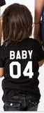 Family Matching Clothes 2017 Summer Fashion Solid O Neck Casual T-shirts Family Tees Shirts For DAD MOM KID BABY Funny T-shirt