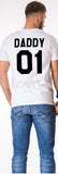 Family Matching Clothes 2017 Summer Fashion Solid O Neck Casual T-shirts Family Tees Shirts For DAD MOM KID BABY Funny T-shirt