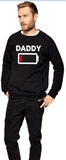 Funny Women Men Sweatshirts Battery Design 2018 Autumn Winter Family Style Hoodies Couple Pullover Mother Son Matching Outfits