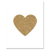 Gold Nursery Poster Print Gold Heart Love Word Gold Foil Canvas Painting Modern Diamond Wall Art Poster Living Room Home Decor
