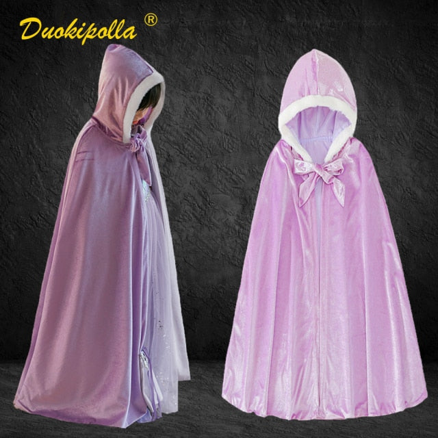 Halloween Rapunzel Dress Up Children's Party Tangled Coaplay Costume Fantasia Infantil Christmas Costume for Girls Rapunzel Hair