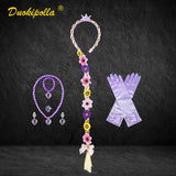 Halloween Rapunzel Dress Up Children's Party Tangled Coaplay Costume Fantasia Infantil Christmas Costume for Girls Rapunzel Hair