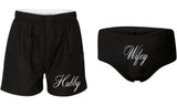 Lovers Matching Underwears Cotton Women Shorts Underwear Knickers Sexy Intimates Couple Hubby Wifey Underpant for Valentine Gift