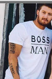 Men's Boss Man Tee | Men's Shirt,Graphic Tee,Men's Graphic Tee,Matching Family Shirts,Couple Shirts, Family Shirts, Boss Family