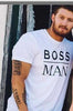 Men's Boss Man Tee | Men's Shirt,Graphic Tee,Men's Graphic Tee,Matching Family Shirts,Couple Shirts, Family Shirts, Boss Family