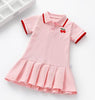 Unicon Children Dress Spring Summer Turn-Down Collar Kids Clothes Fashion toddler Baby Girls Clothing Summer Dress Girl